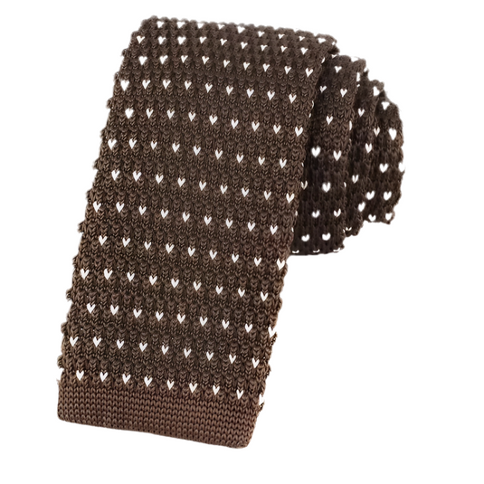 The Brown Dotted Necktie