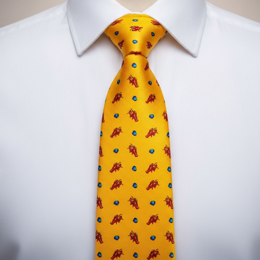 Yellow Festival Necktie