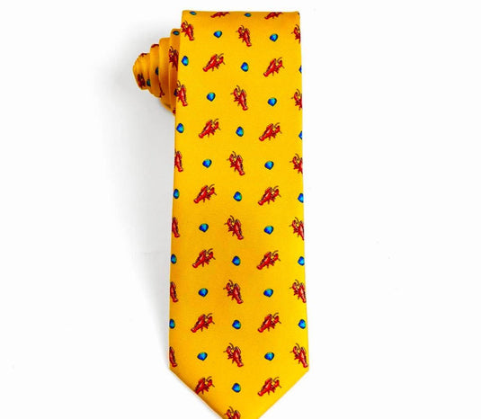 Yellow Festival Necktie