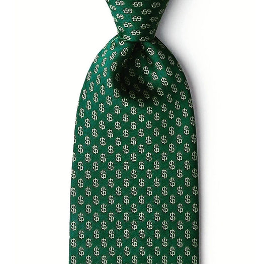 The Dollar Green Necktie