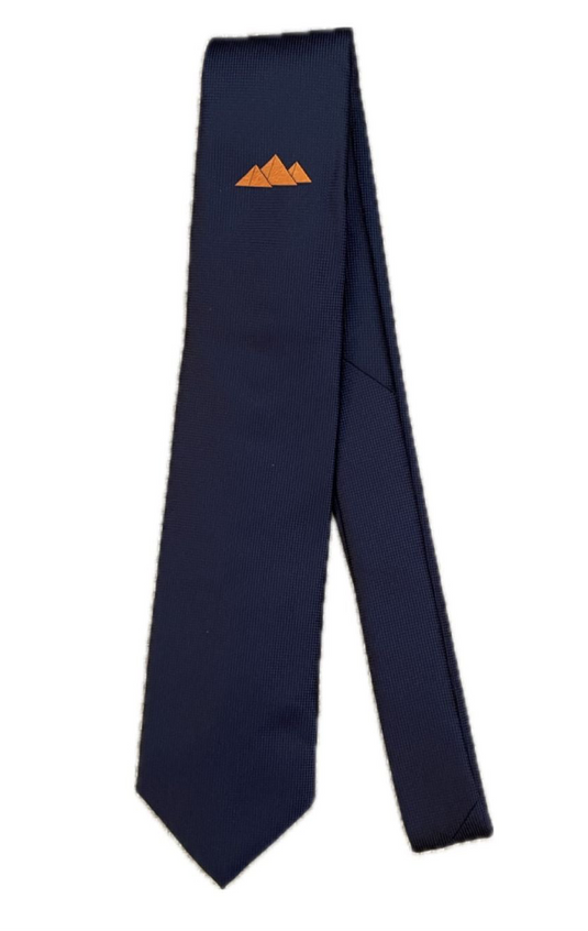 The Pyramids Navy Blue Necktie