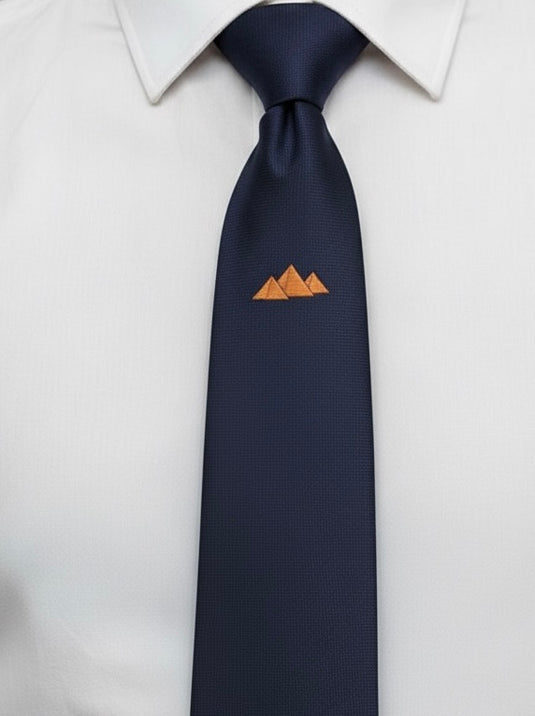 The Pyramids Navy Blue Necktie