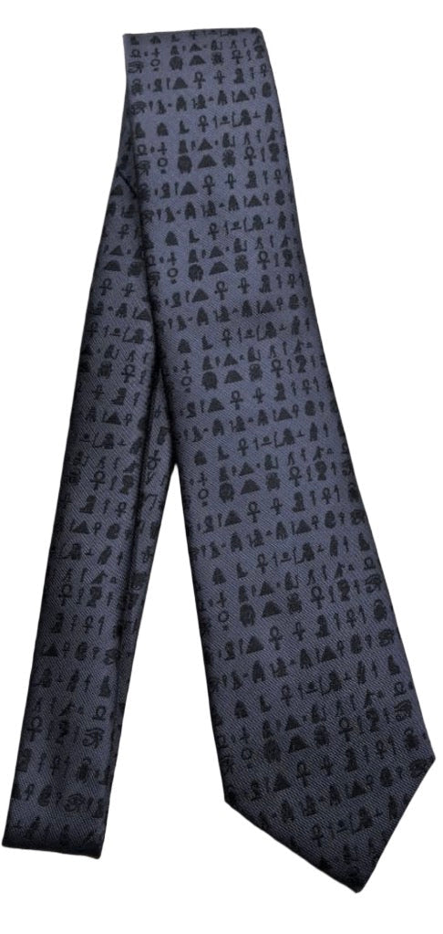 BLACK PHARAONIC NECKTIE