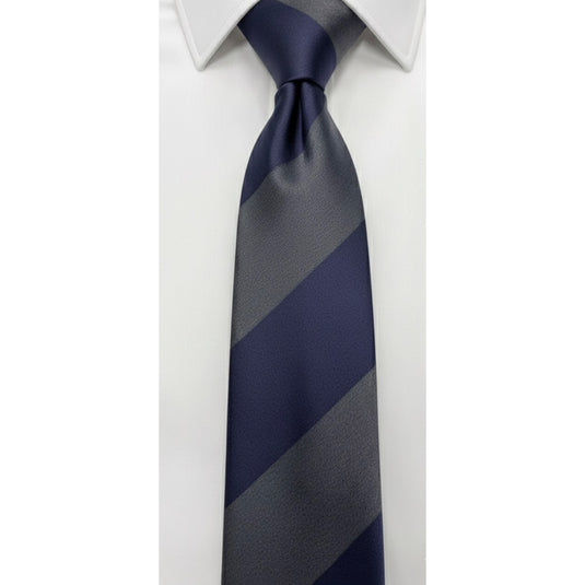 THE GREY X BLUE NECKTIE