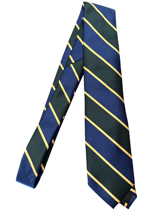 The Blue x Green x Yellow stripes necktie