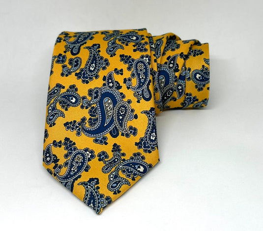 The Yellow x Blue Shapes Necktie