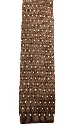 The Brown Dotted Necktie