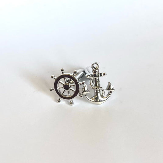 The Anchor & Steering Wheel Cufflinks 2